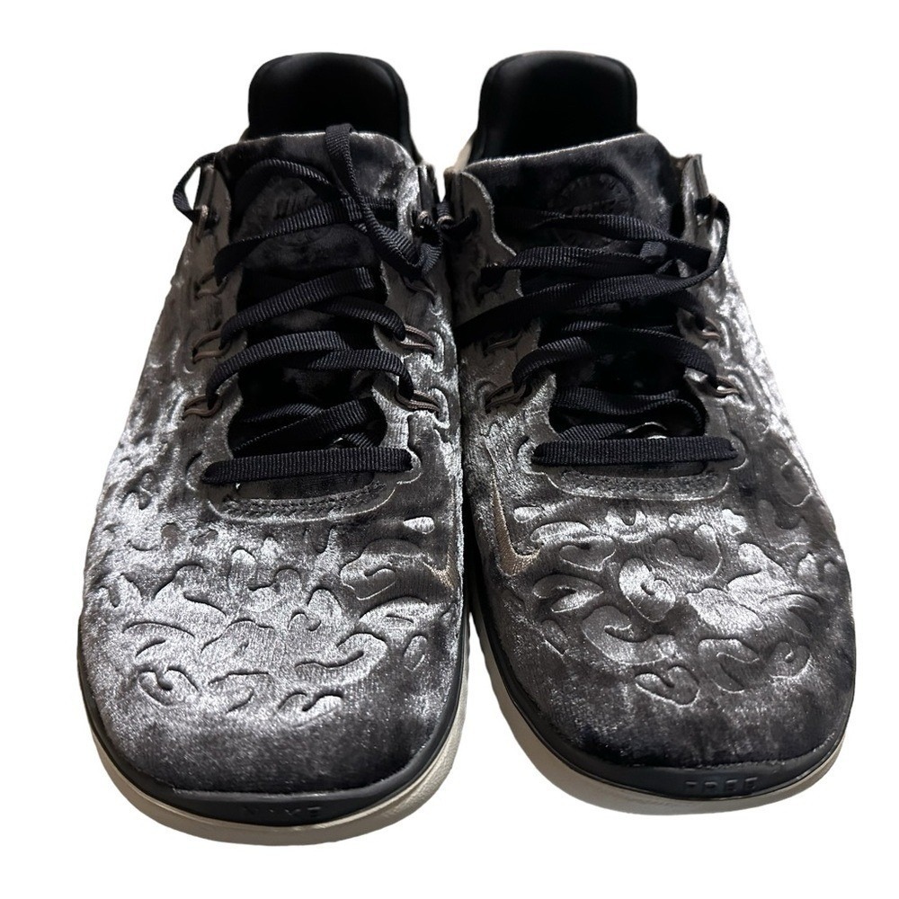 Nike Free TR 8 Velvet Gunsmoke Grey Leopard Print Training Shoes Womens 8 - Picture 3 of 5